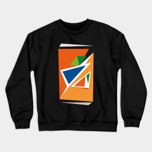 Item F7 of 30 (Fanta Orange Abstract Study) Crewneck Sweatshirt